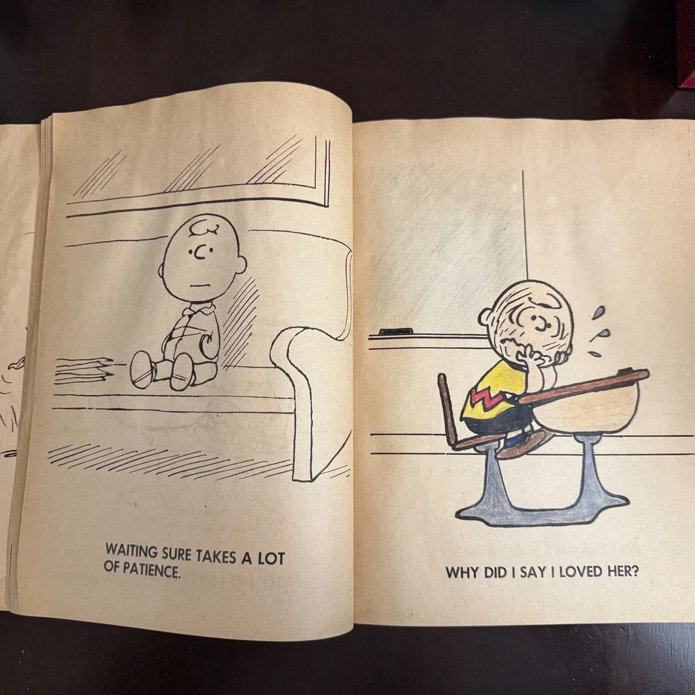 Peanuts Charlie Brown Ft Snoopy‎ Coloring Book Authorized Edition 1961 Saalfield